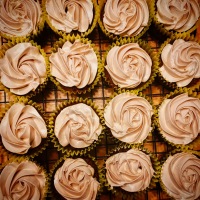 Ally Bakes Spiced Sweet Potato Cupcakes with Maple Meringue Buttercream
